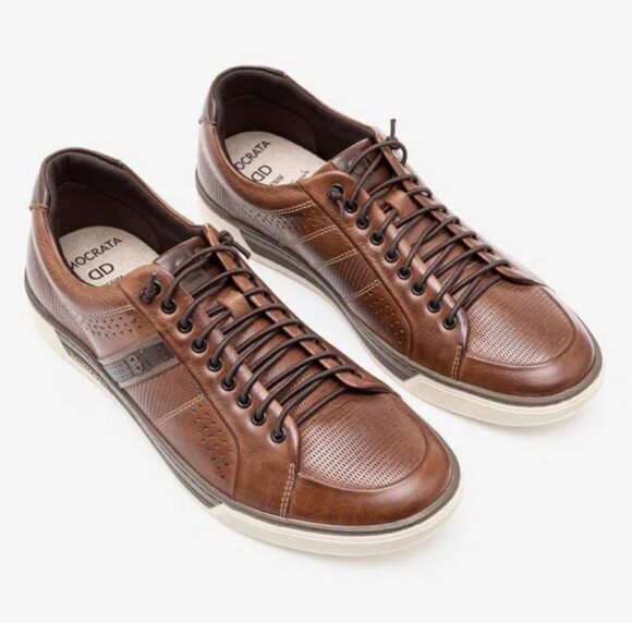 Sapatênis Denim Blend Conhaque/Tabaco
