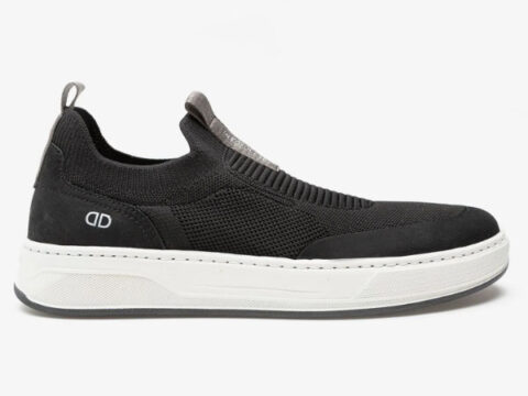 Sapatênis Democrata Knit Denim Bold Preto 122115-001