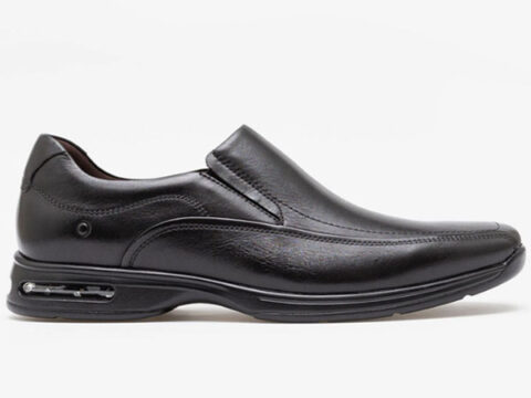 Sapato Democrata Smart Comfort Air Spot Preto 448027
