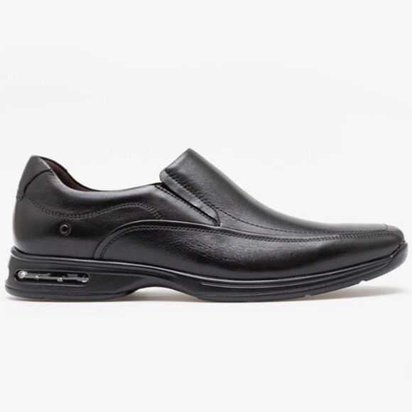 Sapato Democrata Smart Comfort Air Spot Preto 448027